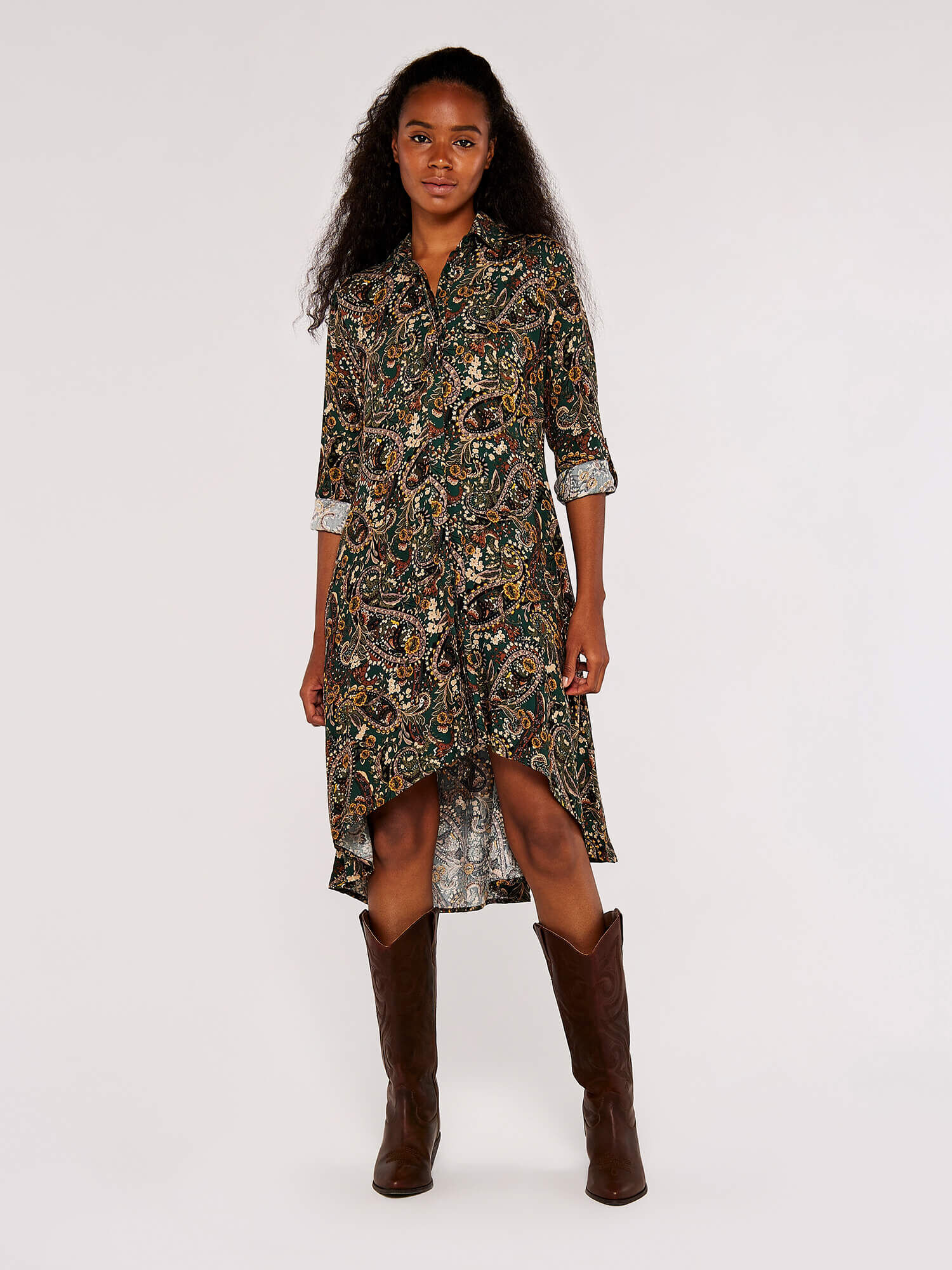 Paisley shop shirt dress