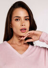 Oversized Soft Touch Top, Pink, large