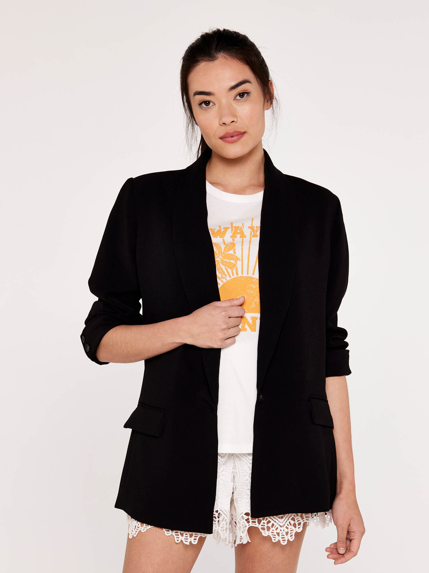 Long boyfriend blazer discount