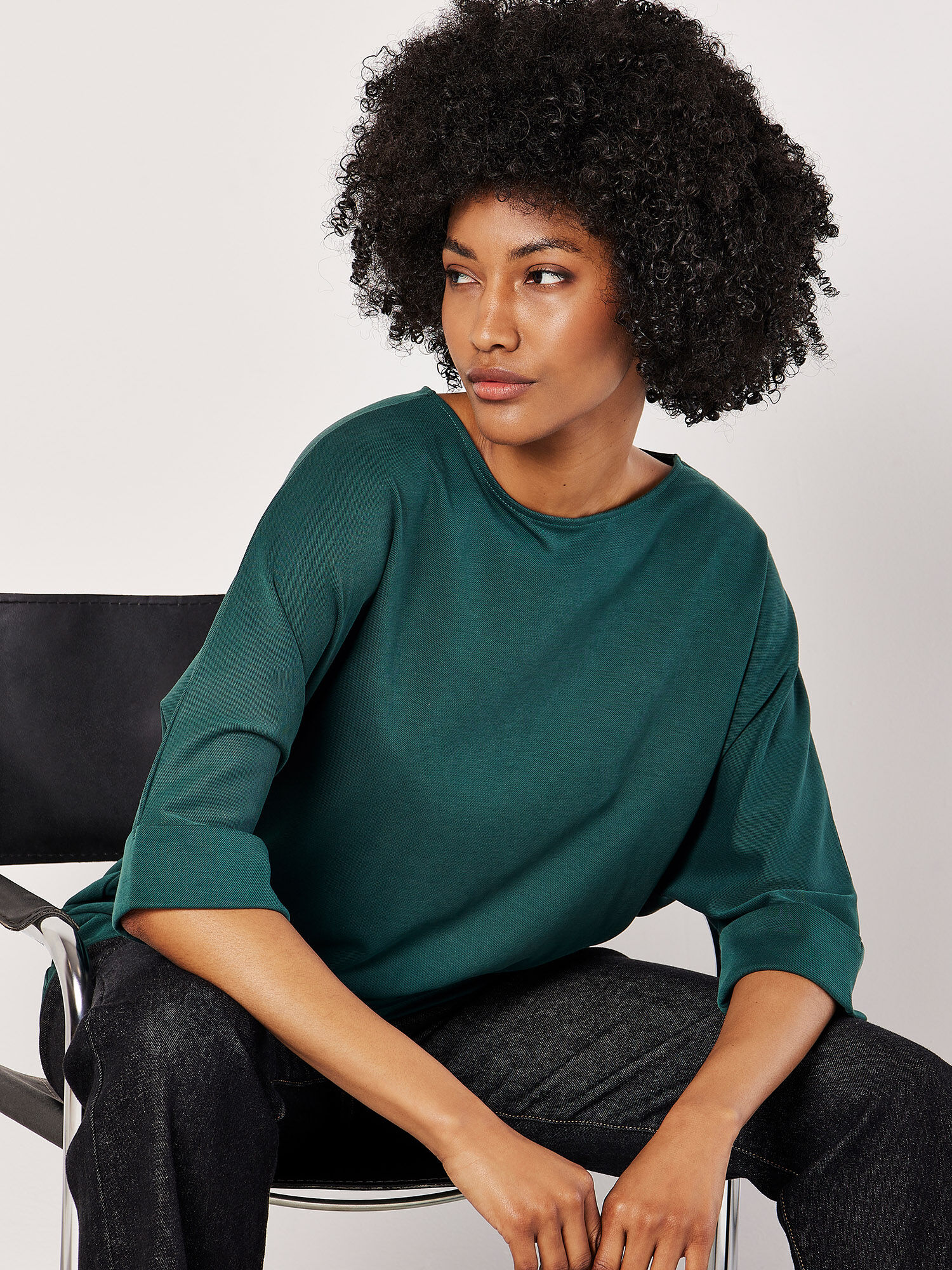 Batwing jersey top discount