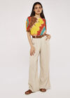 Tie Dye Oversized Top, Orange, large