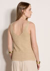 Gold Sparkle Knitted Cami Top, Gold, large