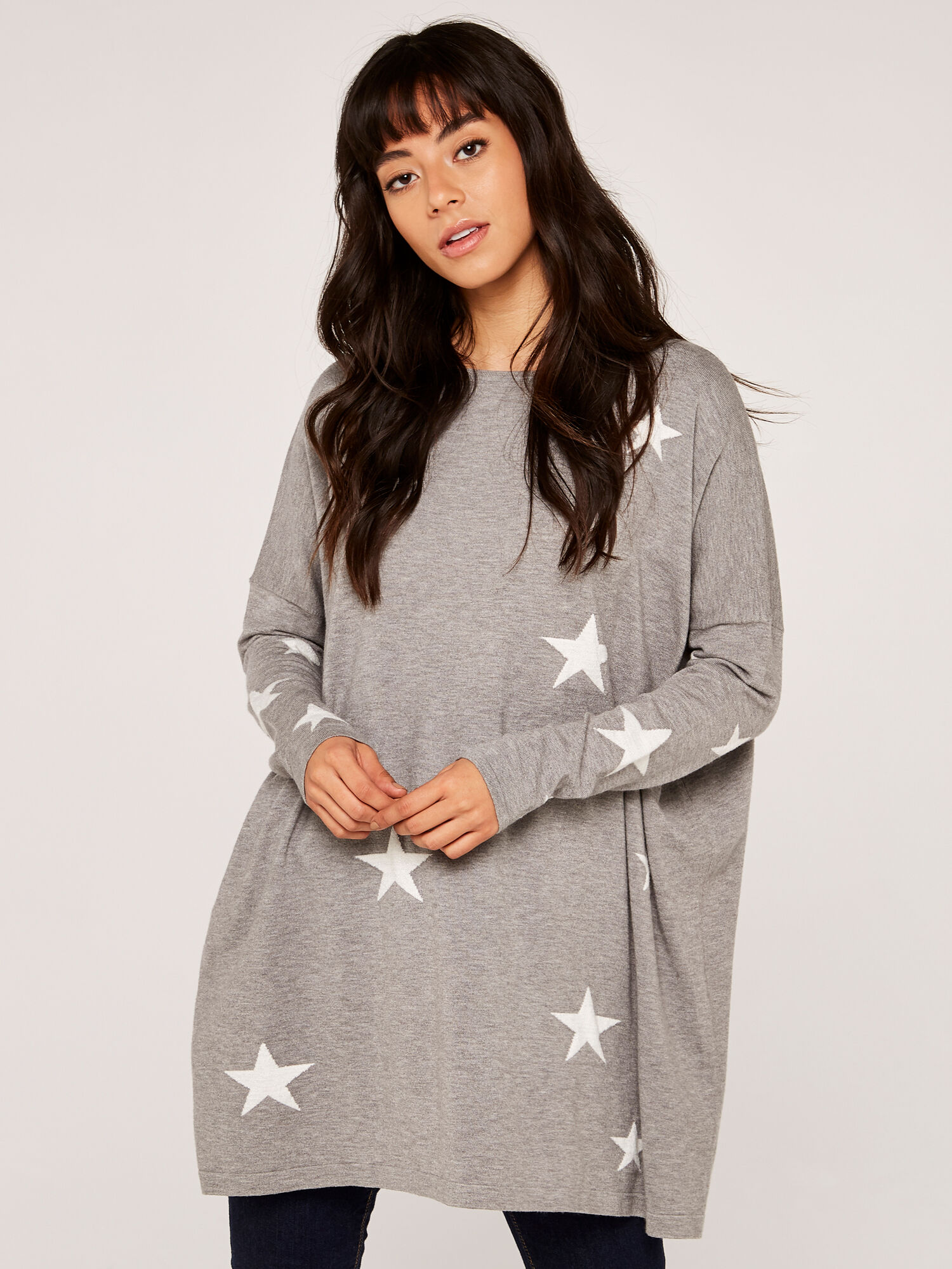 Oversized new arrivals star sweater