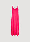 Modal Palazzo Jersey Jumpsuit, Fuchsia, large