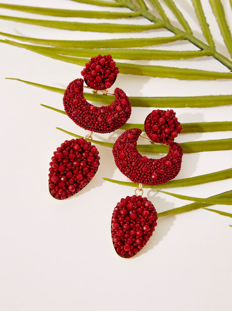 Oxblood Moon Earrings