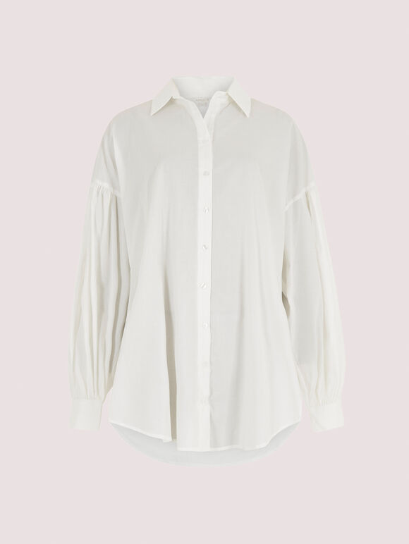 Balloon Sleeve Cotton Shirt | Apricot Clothing