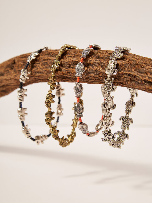 Fish bracelet, Orange, large