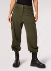 Twill Cargo Trousers, Green, large