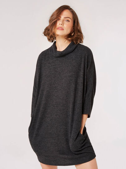 Soft Touch Cocoon Mini Dress