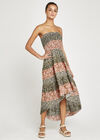 Mix And Match Ditsy Print Skirt, Khaki, large