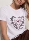 Natural Soul Slogan Cotton T-Shirt, Burgundy, large