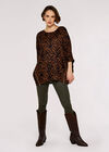 Tapestry  Assymetrical Top, Rust, large