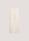 Wide Leg Chino Trousers, Cream, large