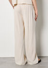 Pinstripe Linen Blend Wide-Leg Trousers, Stone, large