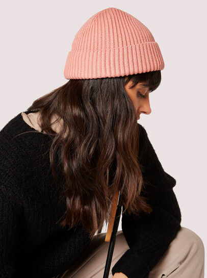 Fisherman Ribbed Beanie Hat