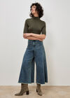 Giana High Waist Palazzo Jeans, Green, large
