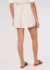 Linen Mix Shorts, Stone, large