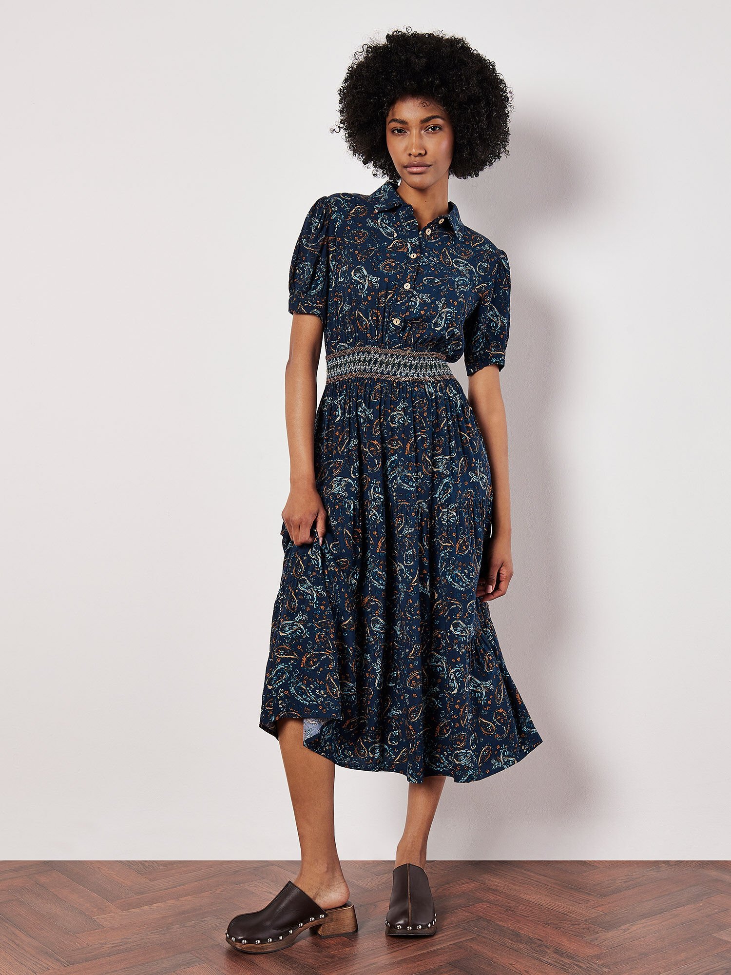 Shirt midi dress uk discount