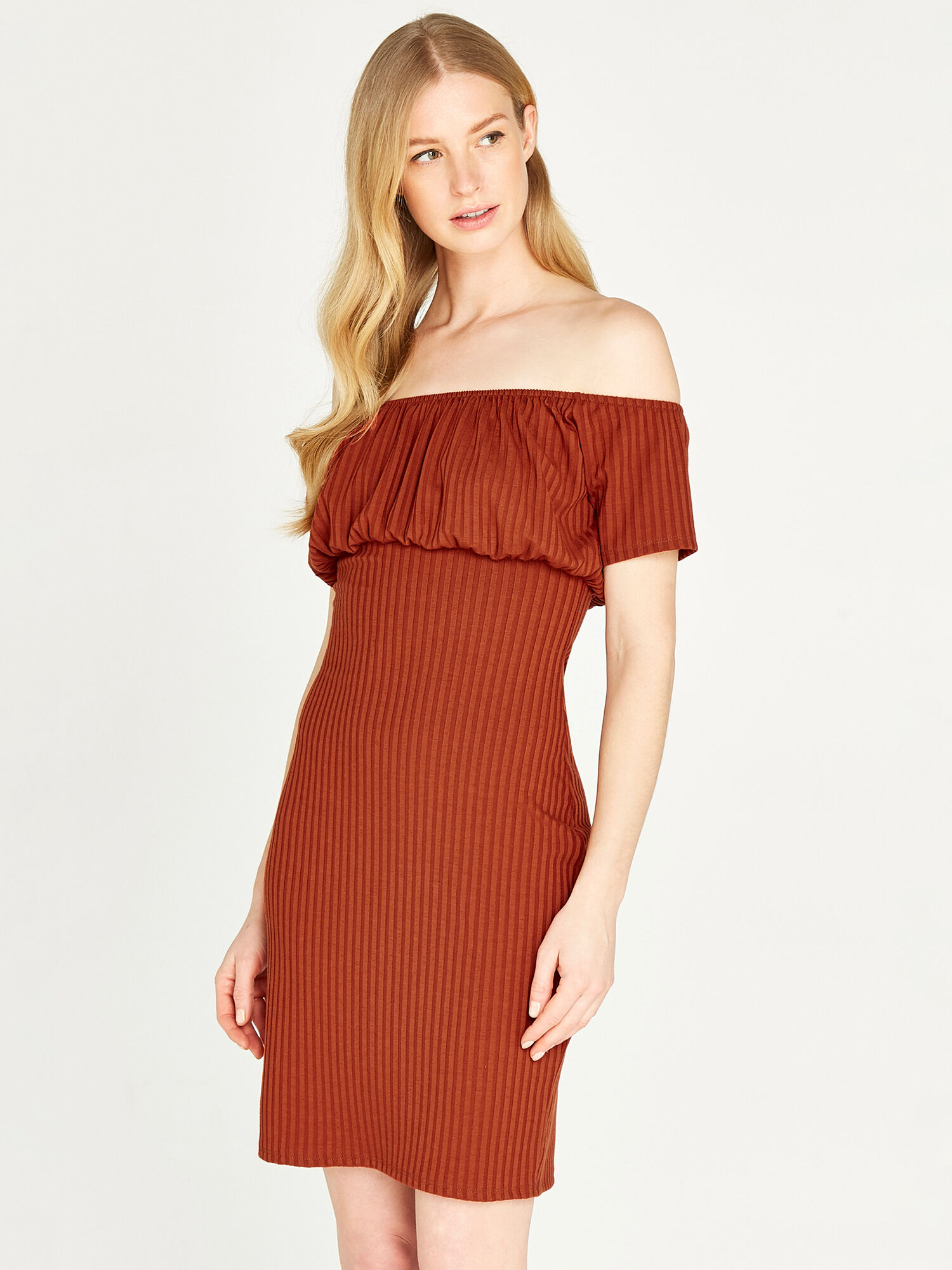 Bardot best sale ribbed dress