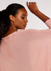 Lurex Long Sleeve Jumper, Pink, large