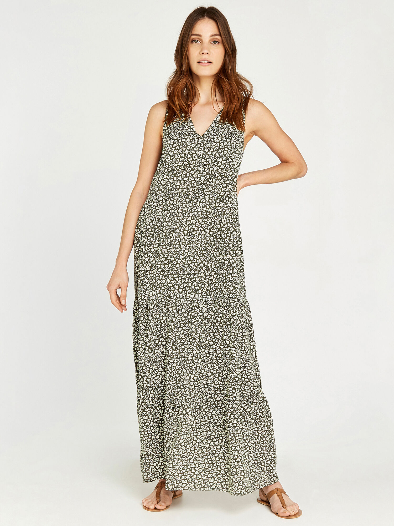 Khaki maxi dress uk outlet
