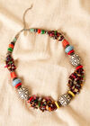 Boho Beads Necklace, Assorted, large