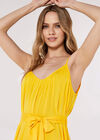 Twill Cami Maxi Dress, Yellow, large