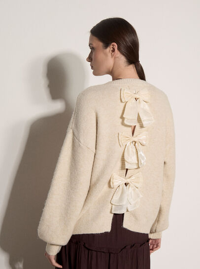 Bow Back Soft Jumper