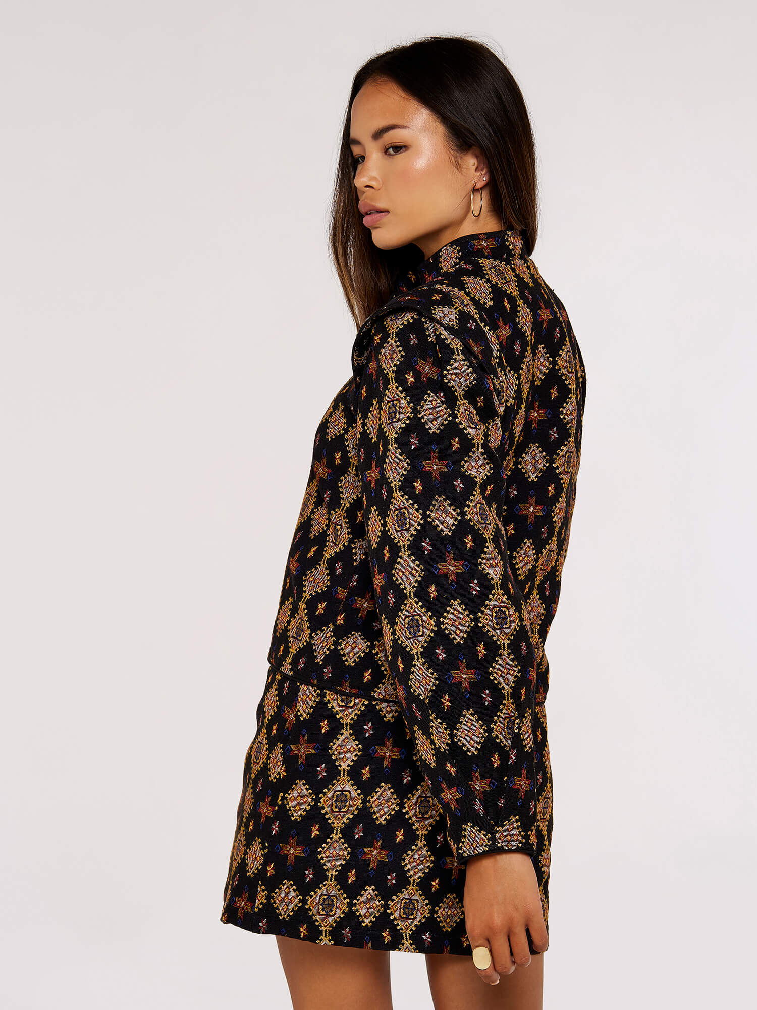 Apricot tribal dress shop