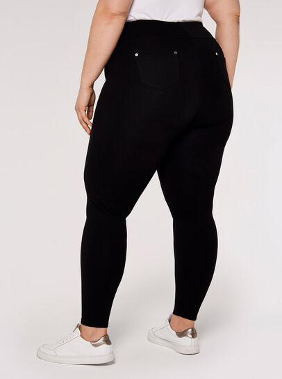 Curve High-Waist Ponte Trousers