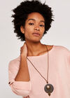 Ruched Side Top, Pink, large