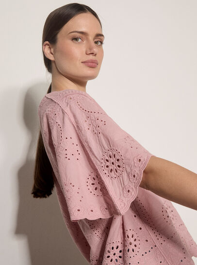 Embroidered Cotton Top