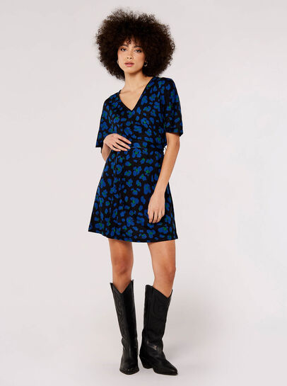 Animal Print Mini Dress