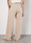 Wide Leg Stripe Trousers, Stone, large