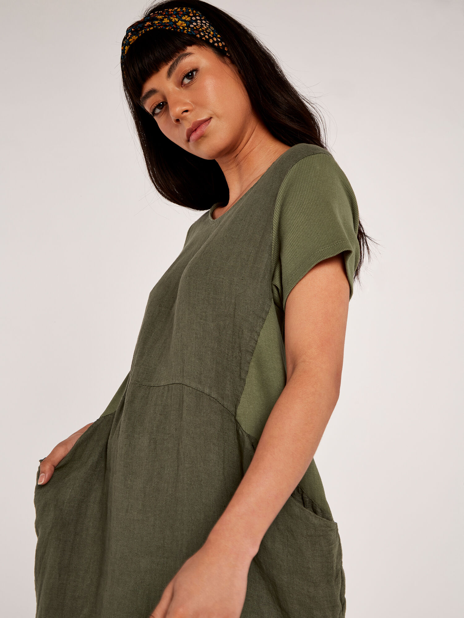 Cocoon clearance linen dress
