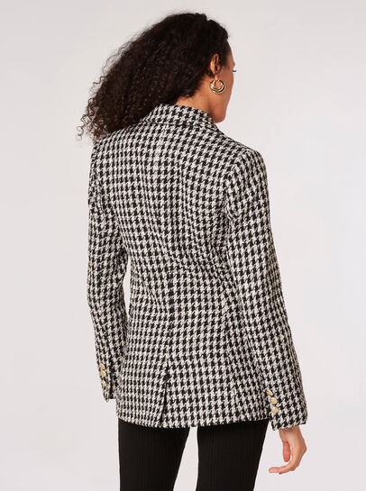 Dogtooth Tweed Blazer