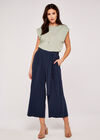 Retro Cropped Sleeveless Tee, Mint, large