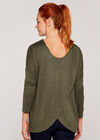 Brushed Reversible X Over Top, Khaki, large