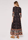 Vintage Blossom Midaxi Dress, Black, large