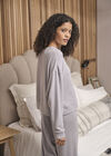Waffle Lounge Top, Grey, large