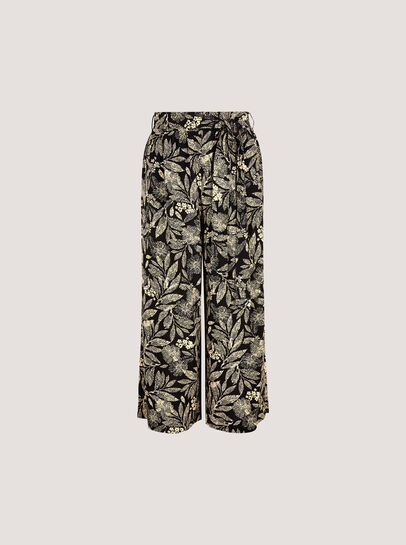 Batik Leaf Culotte Trousers