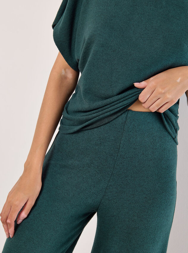 Soft Touch Wide Leg Trousers, Green, large
