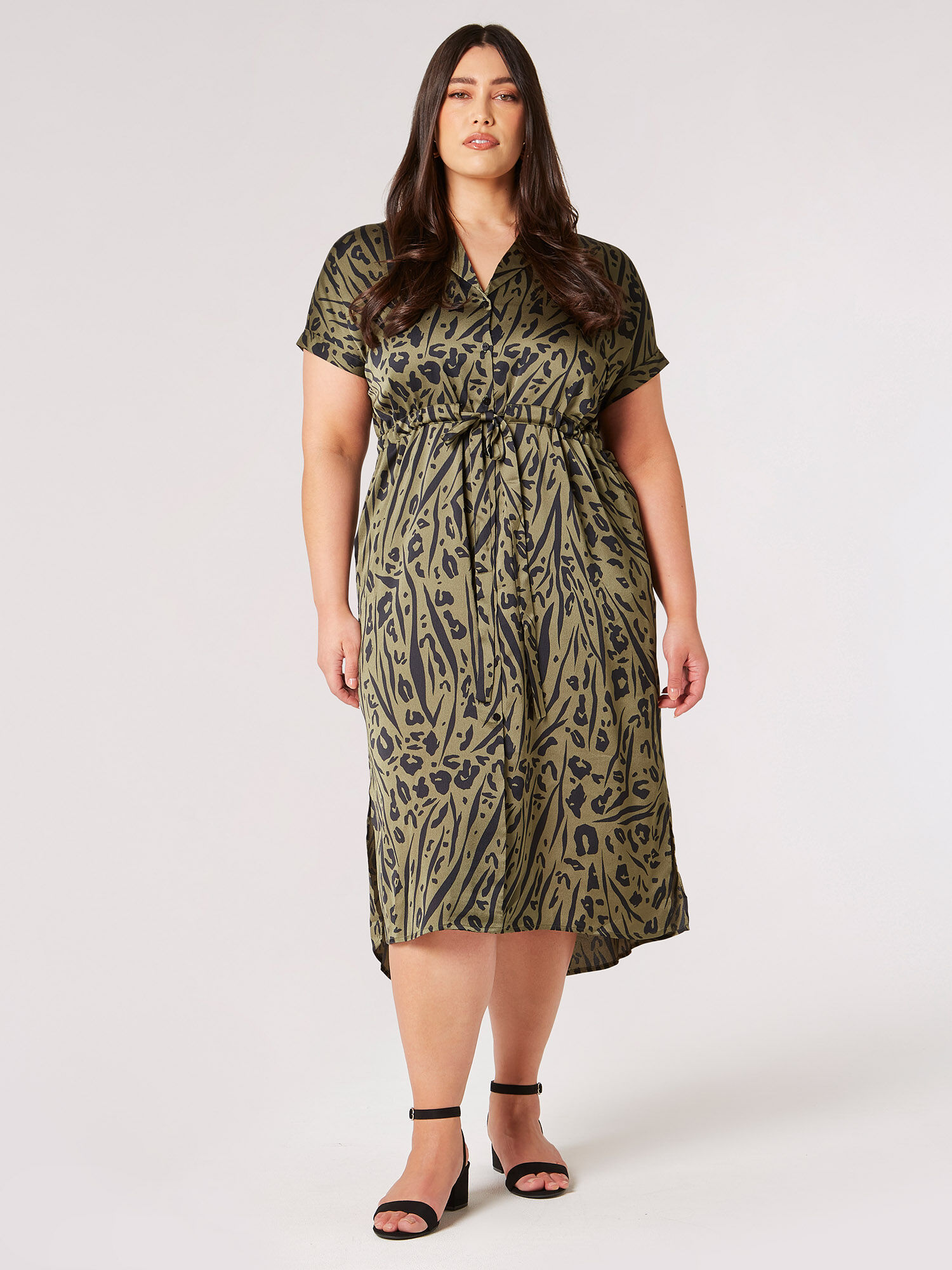 Curve Dresses Plus Size Women s Wear Apricot Clothing