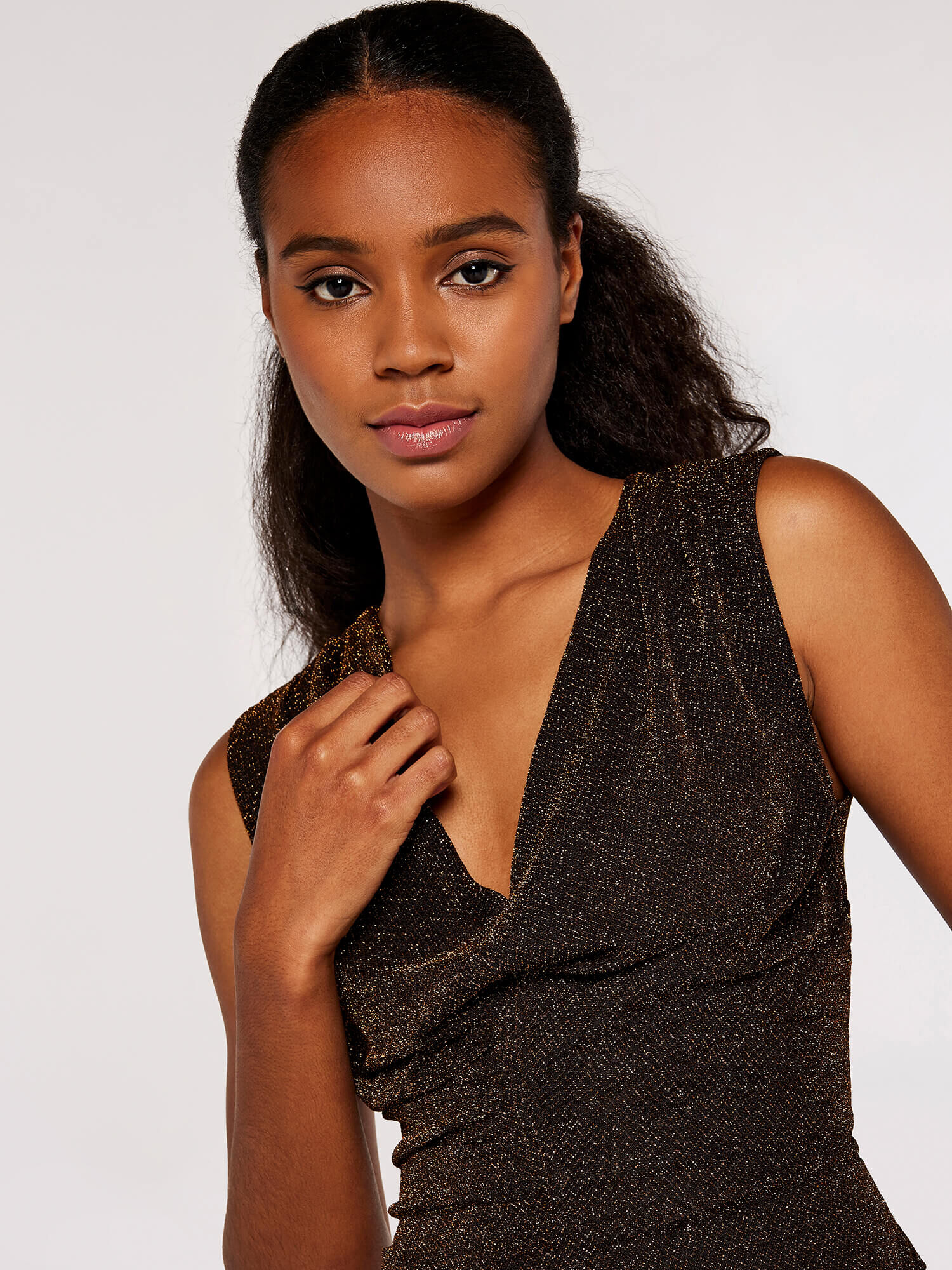 Ruched store top dress
