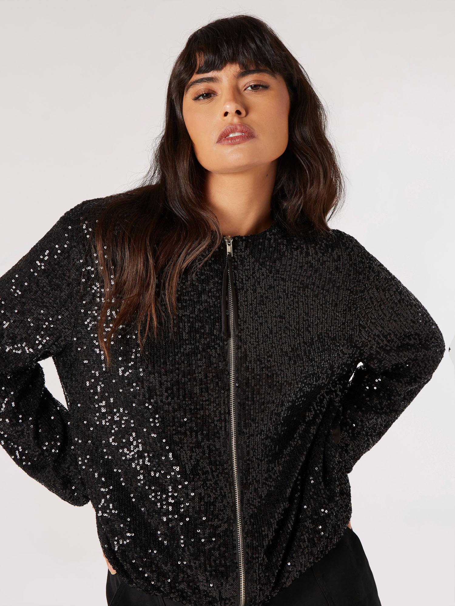 Gap sequin on sale bomber jacket