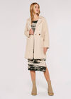 Herringbone Fuzzy  Coatigan, Stone, large