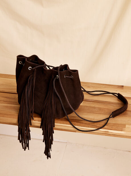 Fringe Suede Bag