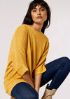 Soft Touch Batwing Top, Mustard, large