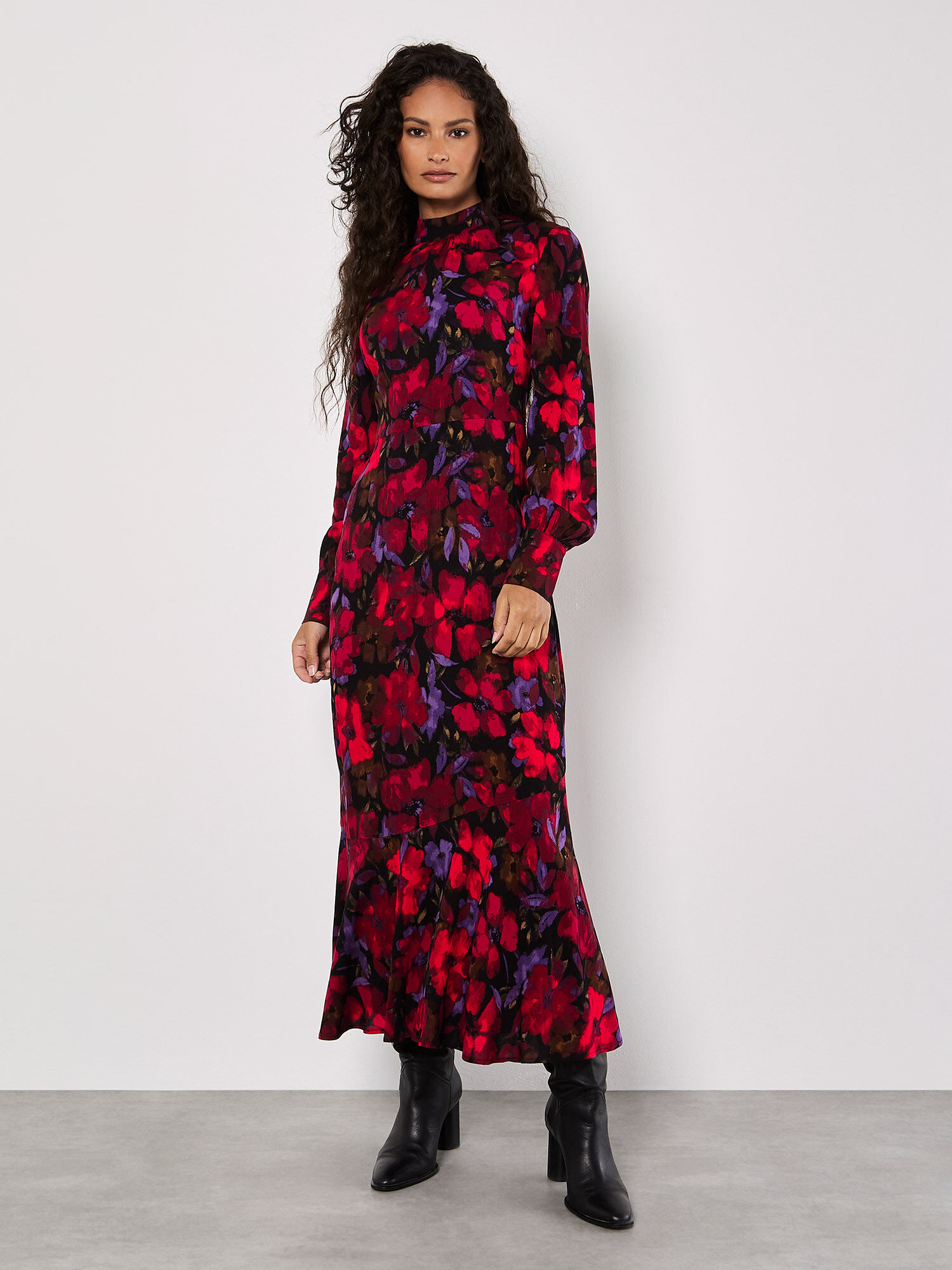 Floral midaxi dress clearance