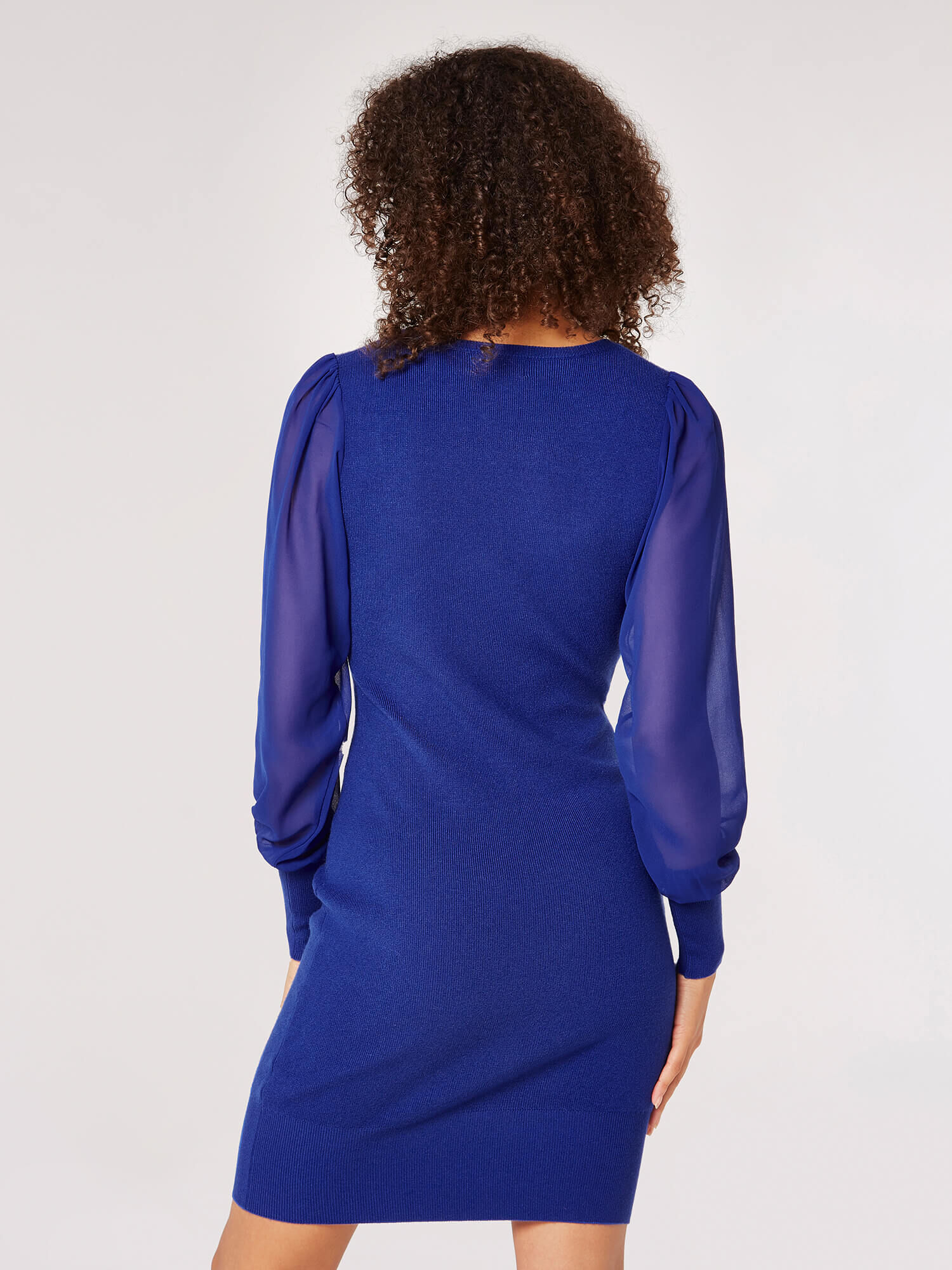 Royal blue long sleeve bodycon dress online